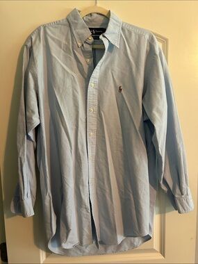 Ralph Lauren Light Blue Button-Down Oxford Shirt